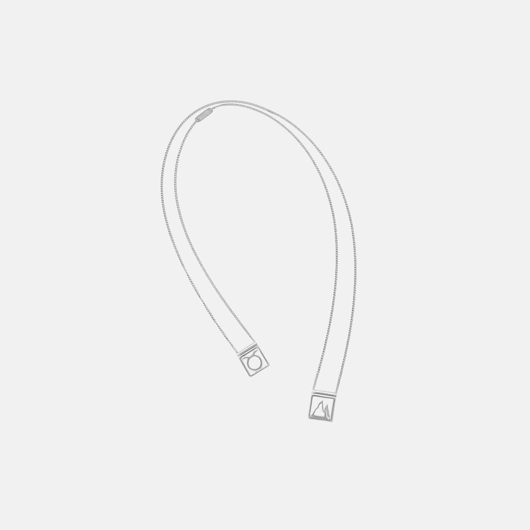 Zodiac Protection Escapulario - Silver, Taurus with Earth - ballestrin.com