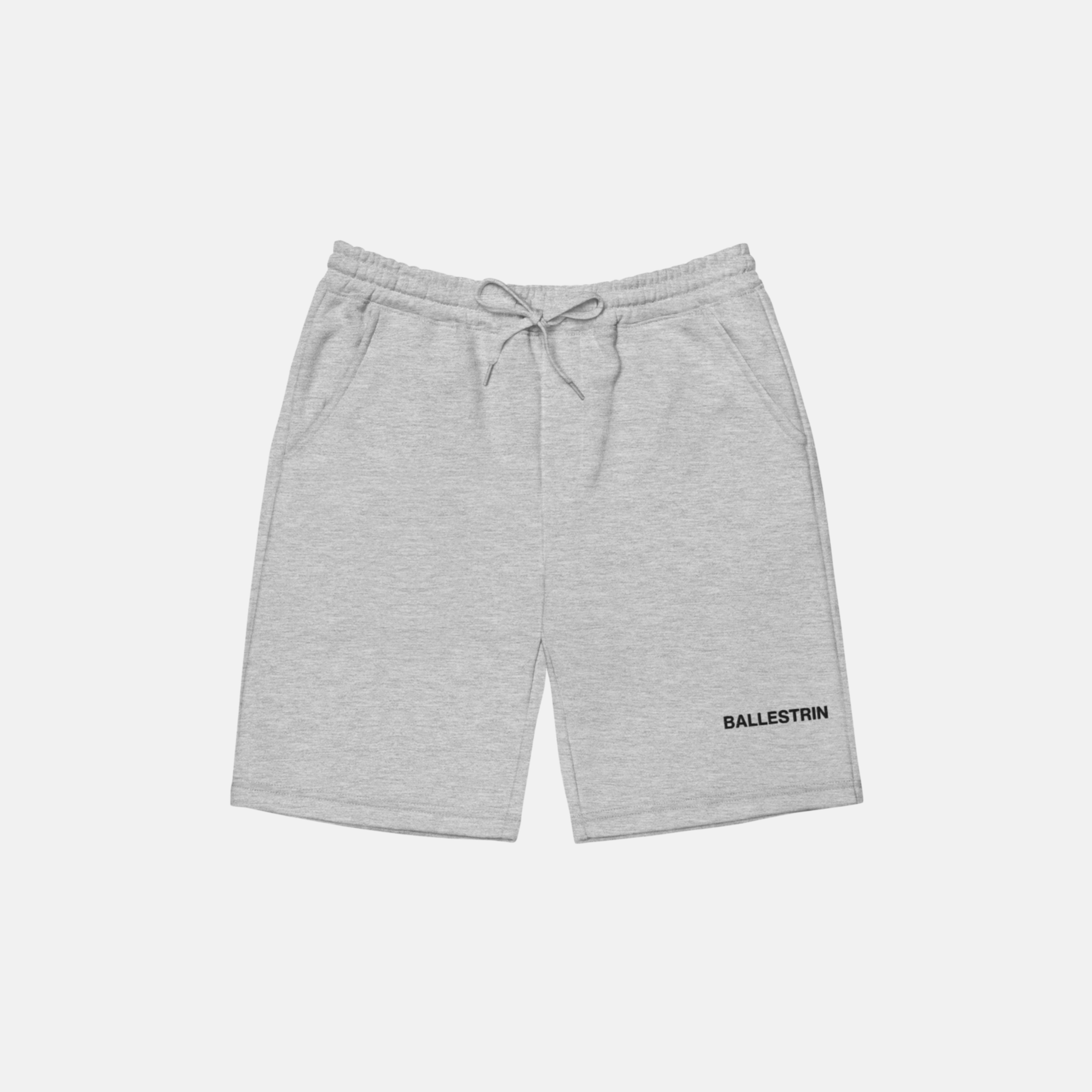 Light Grey Ballestrin Essential Fleece Shorts