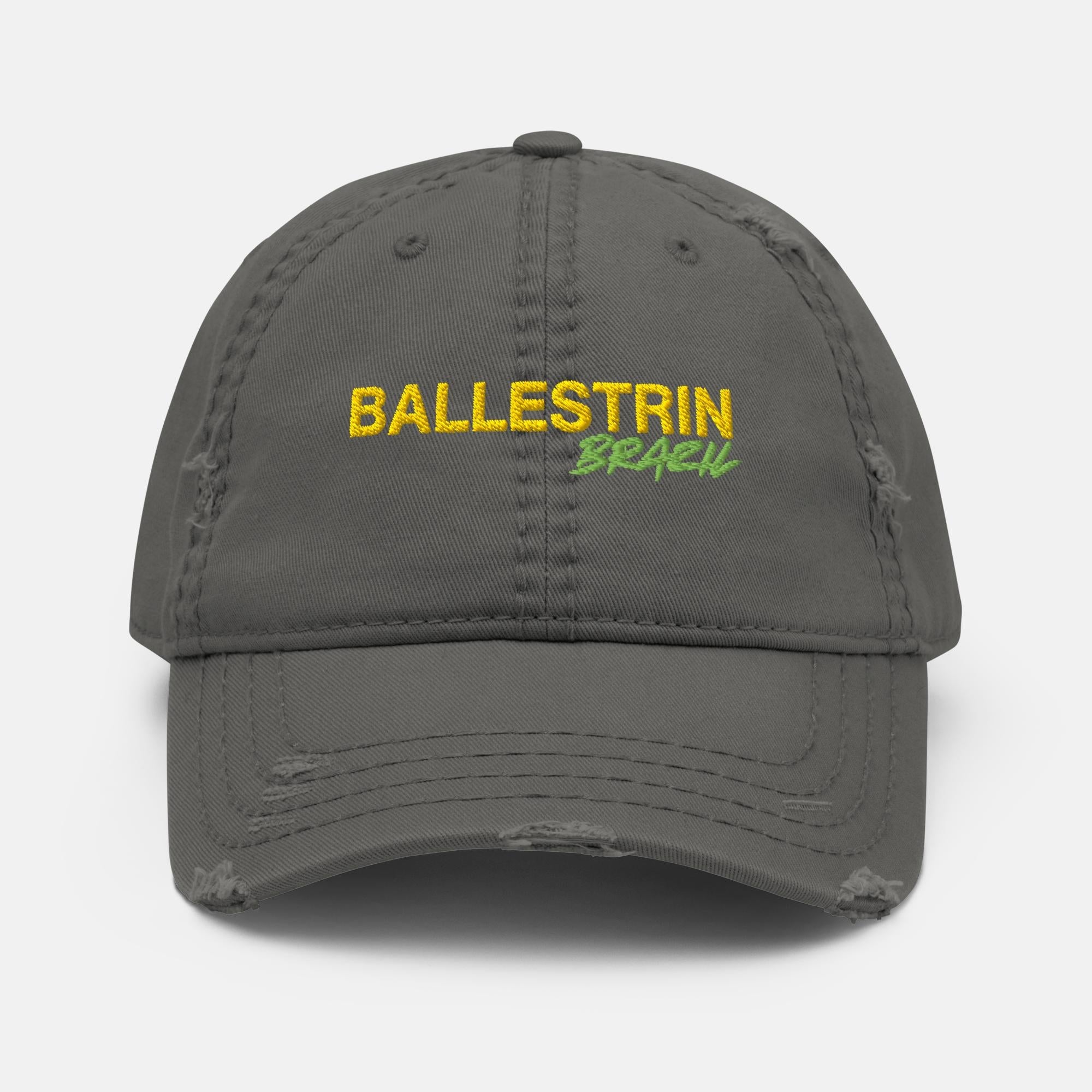 Ballestrin Come to Brazil Distressed Dad Hat - BALLESTRIN