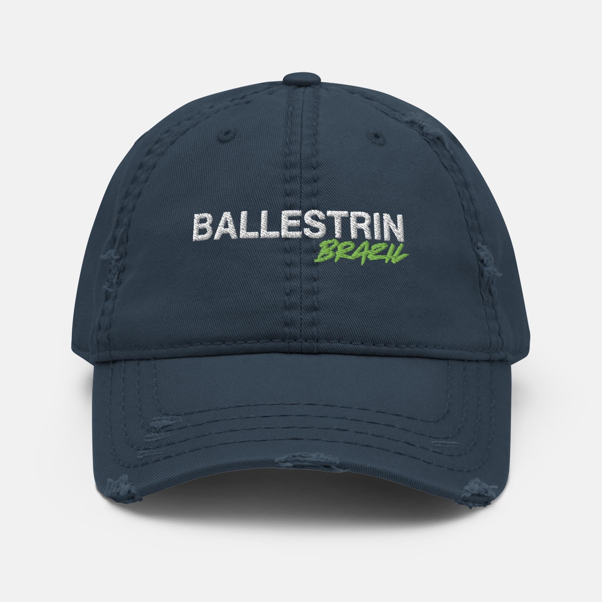 Ballestrin Come to Brazil Distressed Dad Hat - BALLESTRIN