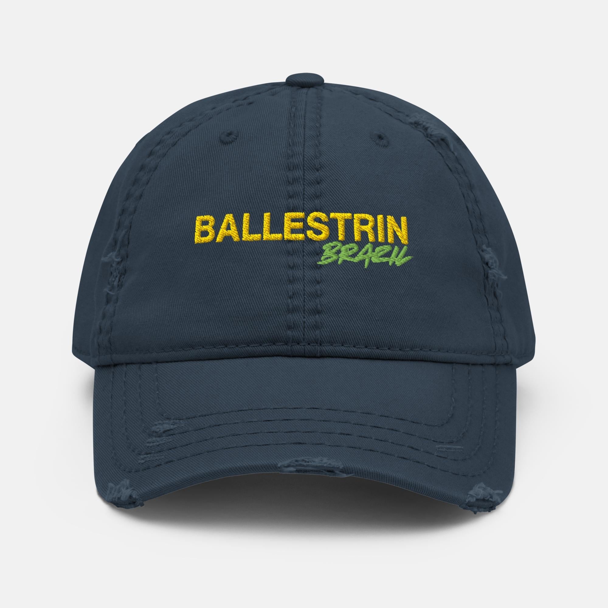 Ballestrin Come to Brazil Distressed Dad Hat - BALLESTRIN