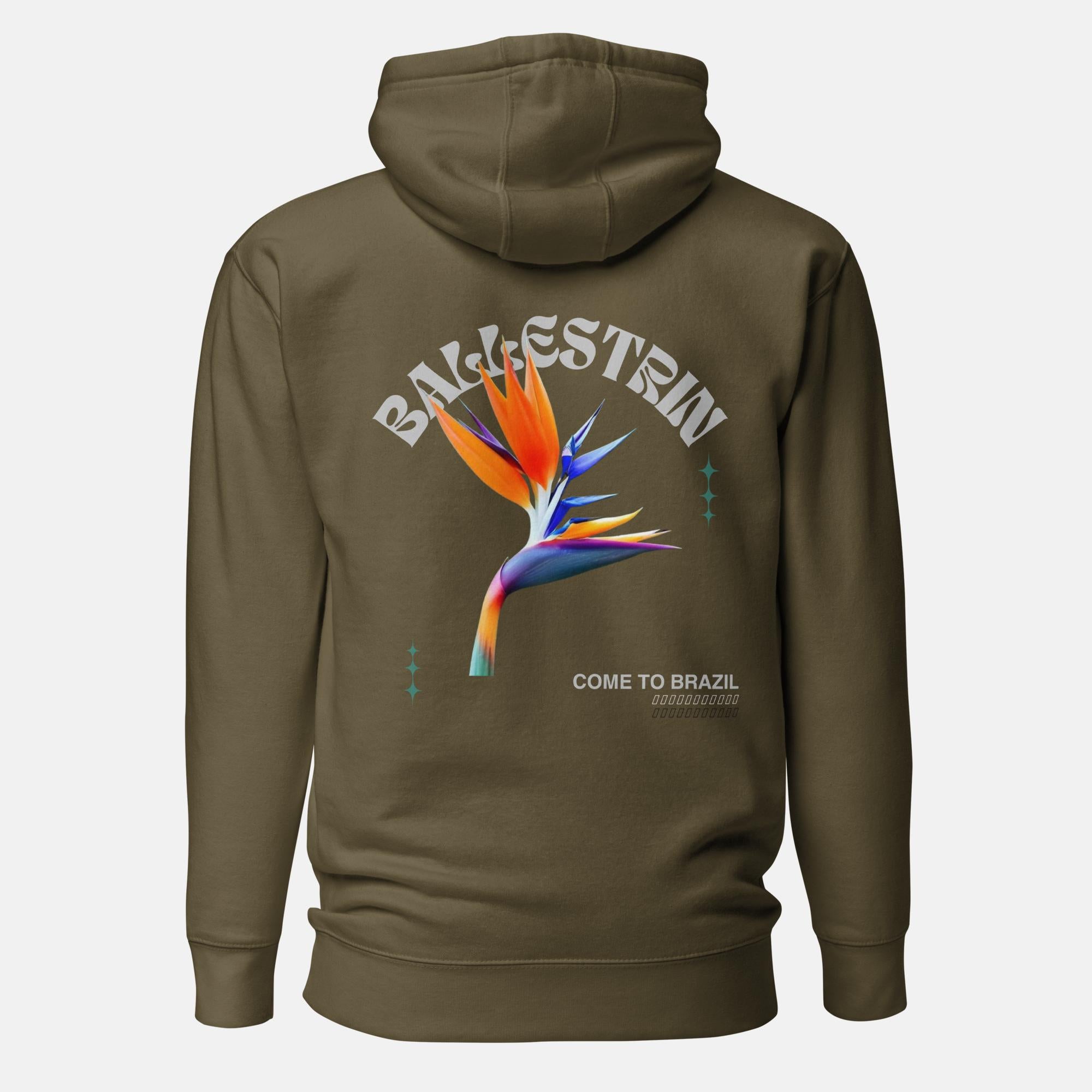 Ballestrin Heliconia Flower Hoodie - ballestrin.com