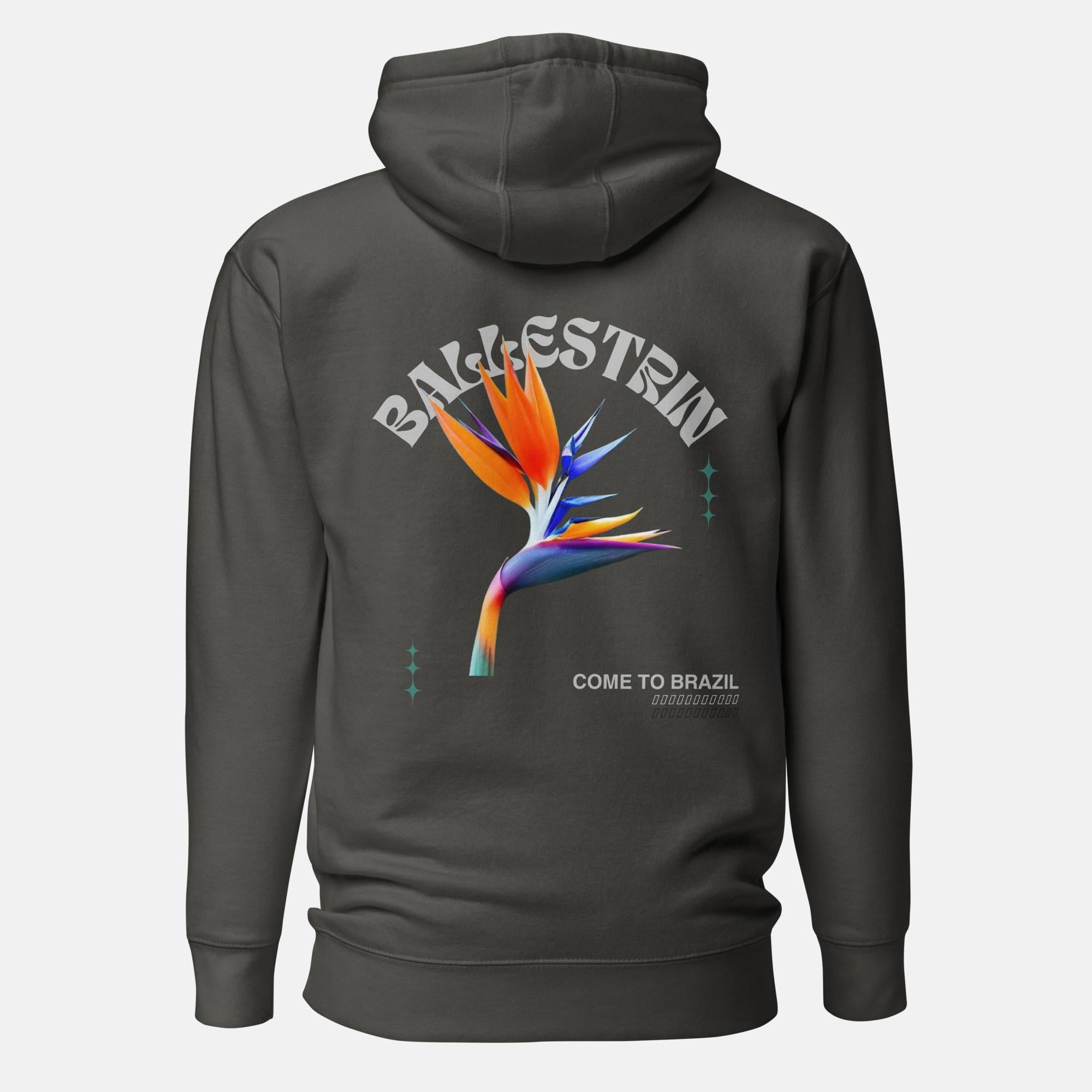 Ballestrin Heliconia Flower Hoodie - ballestrin.com