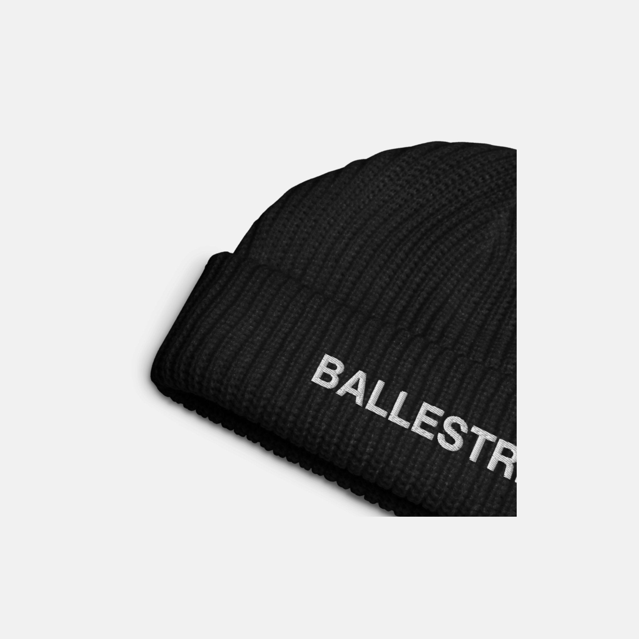 Black Ballestrin Essential Beanie - BALLESTRIN