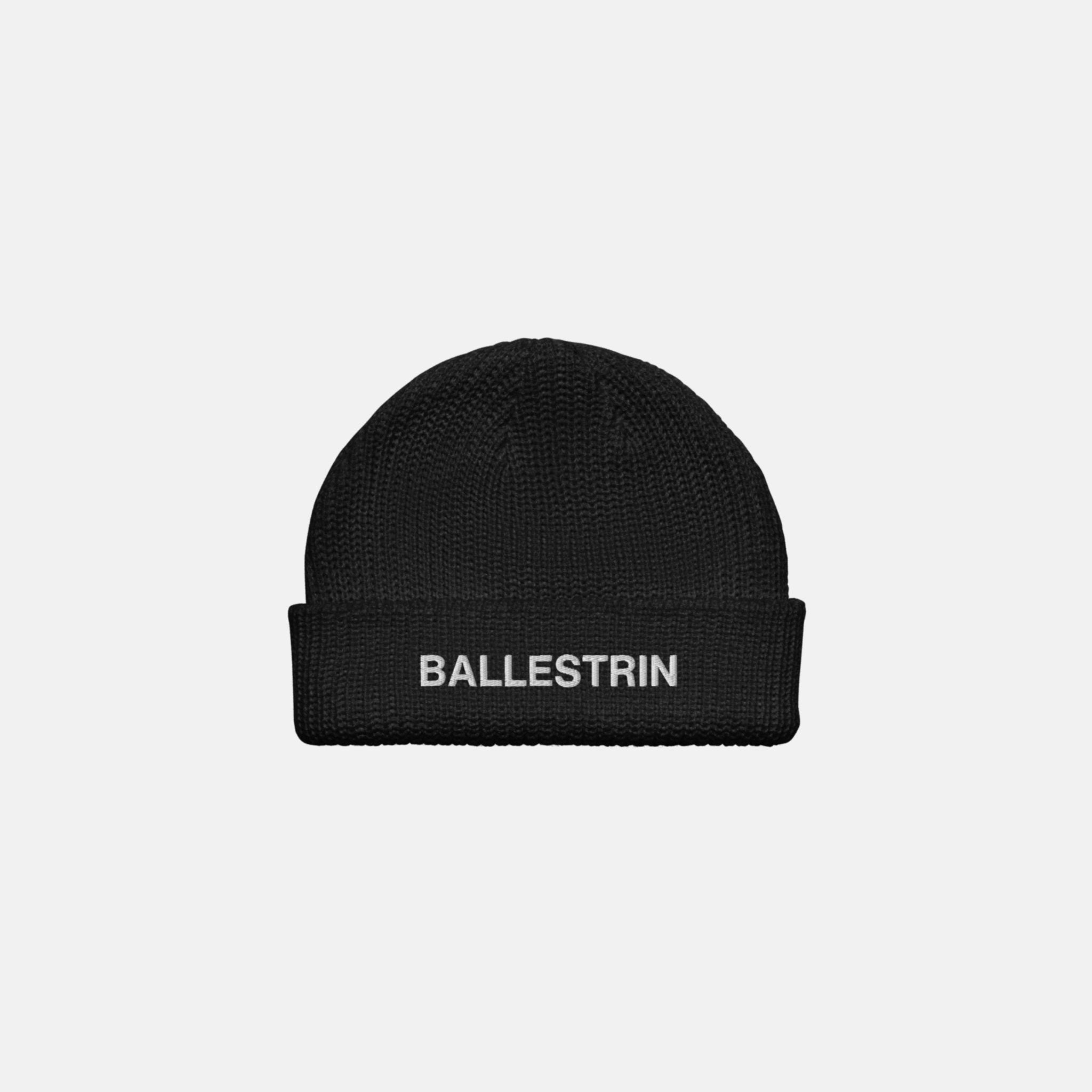 Black Ballestrin Essential Beanie - BALLESTRIN