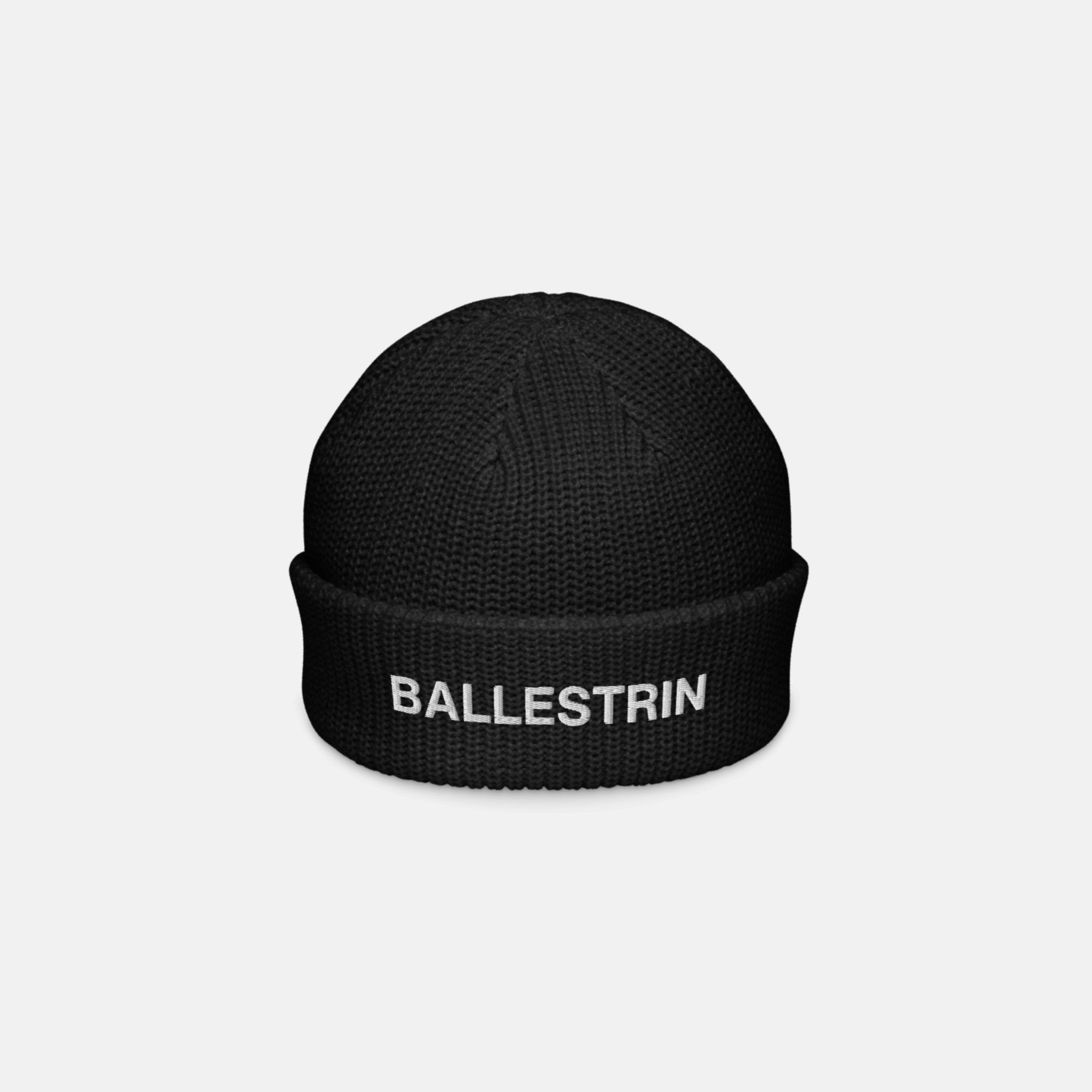 Black Ballestrin Essential Beanie - BALLESTRIN