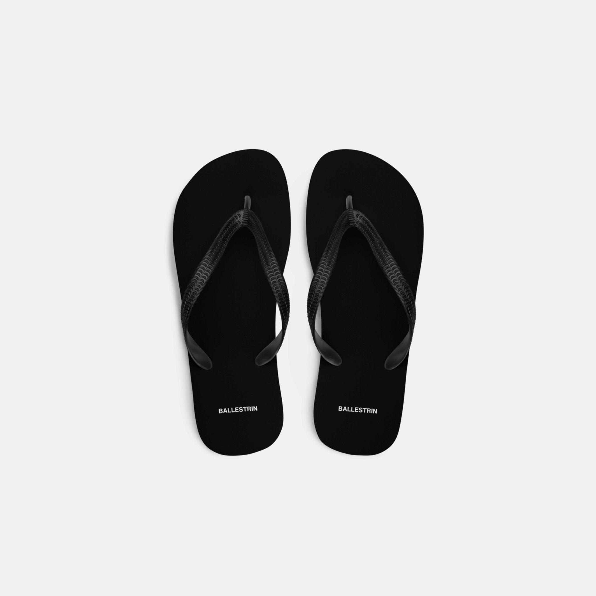 Black Ballestrin Essential Flip - Flops - BALLESTRIN