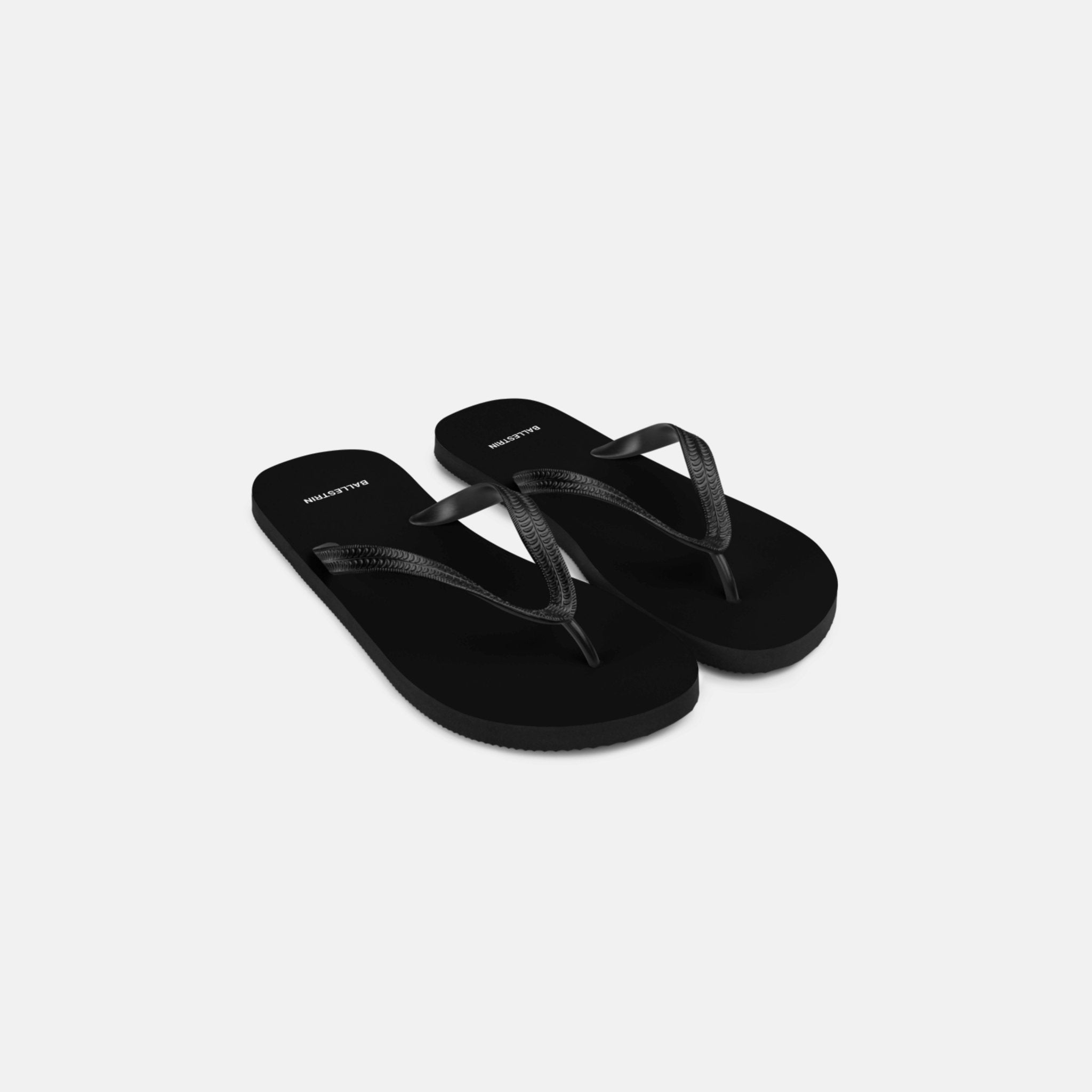 Black Ballestrin Essential Flip - Flops - BALLESTRIN