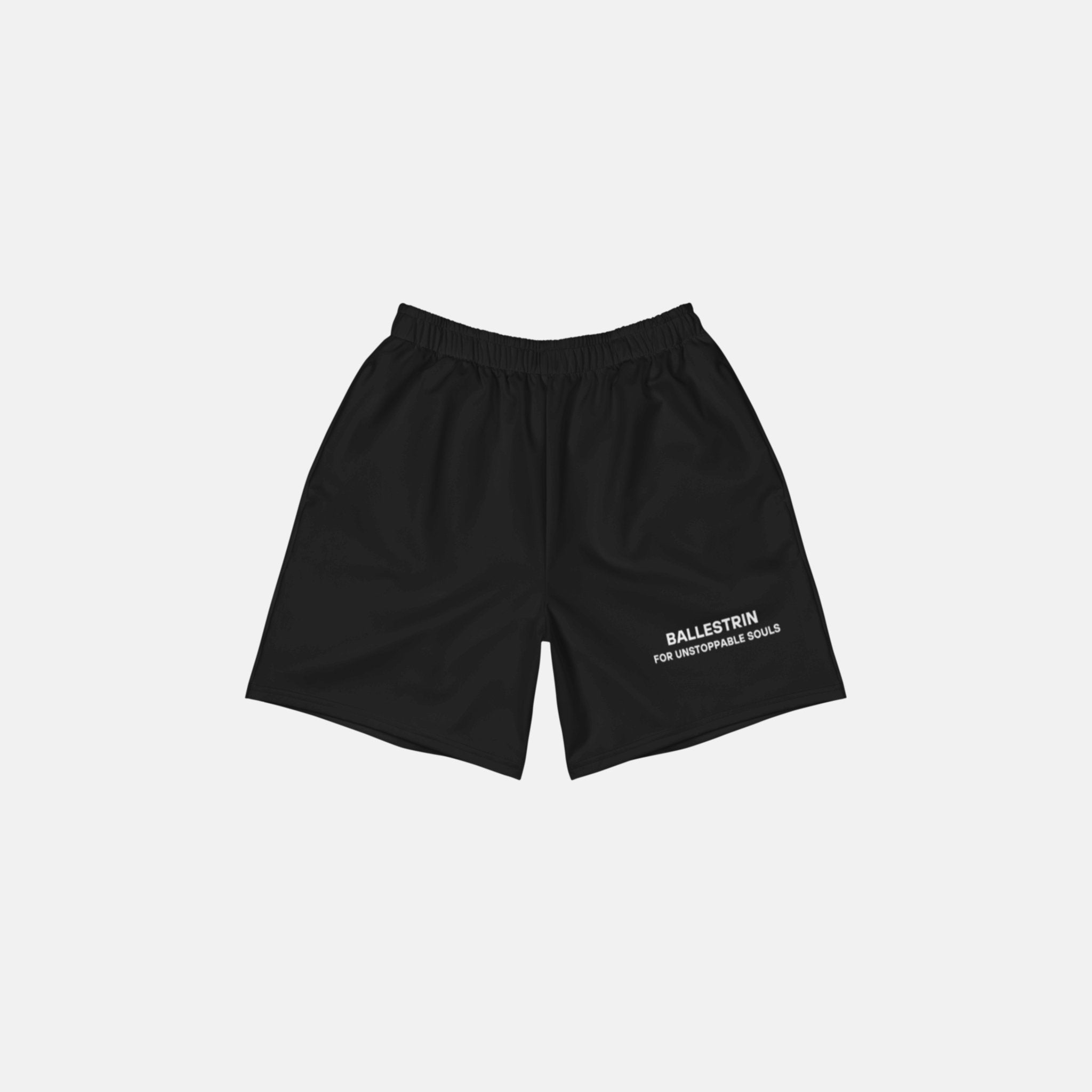 Black Ballestrin Essential Sport Shorts - BALLESTRIN