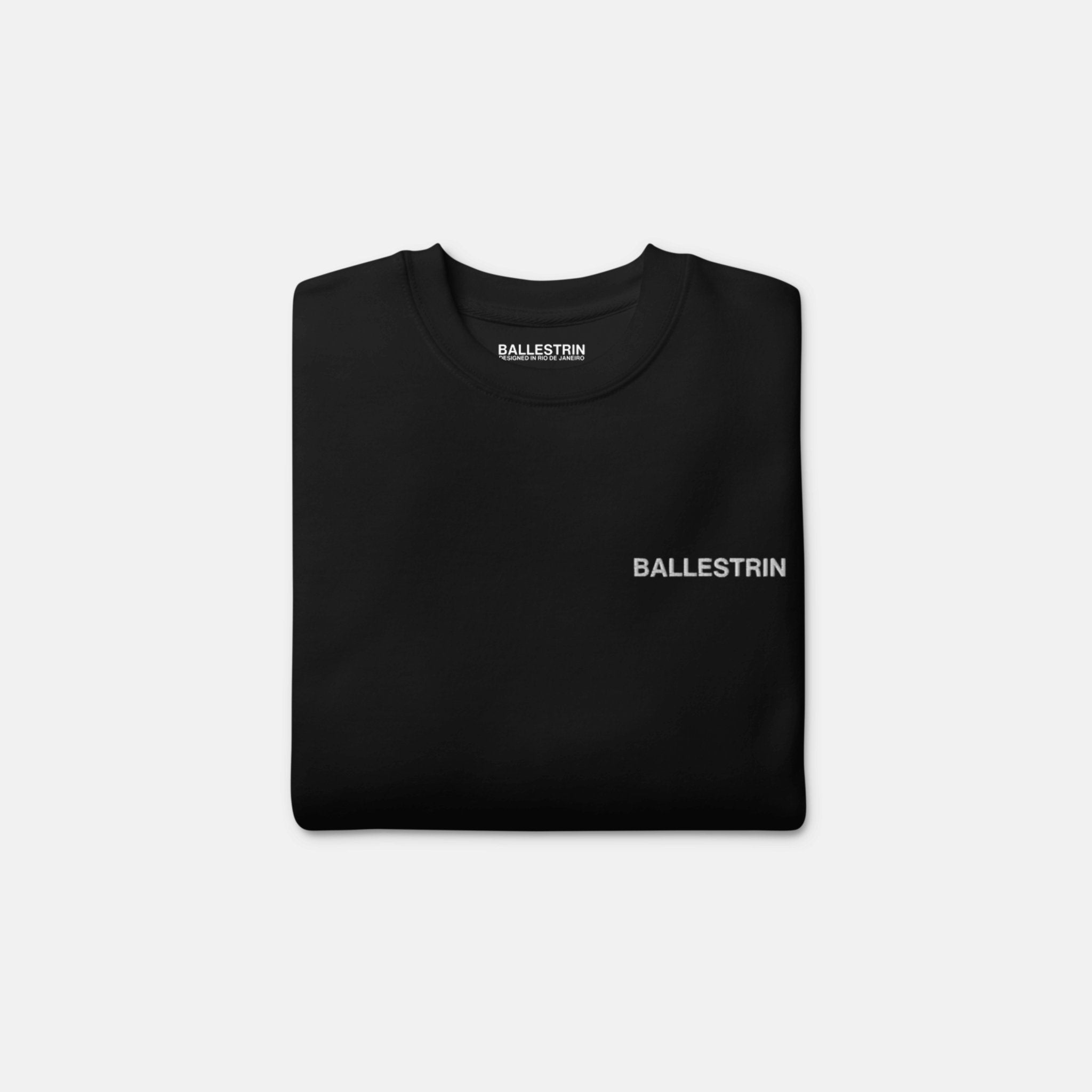 Black Ballestrin Essential Sweatshirt - BALLESTRIN