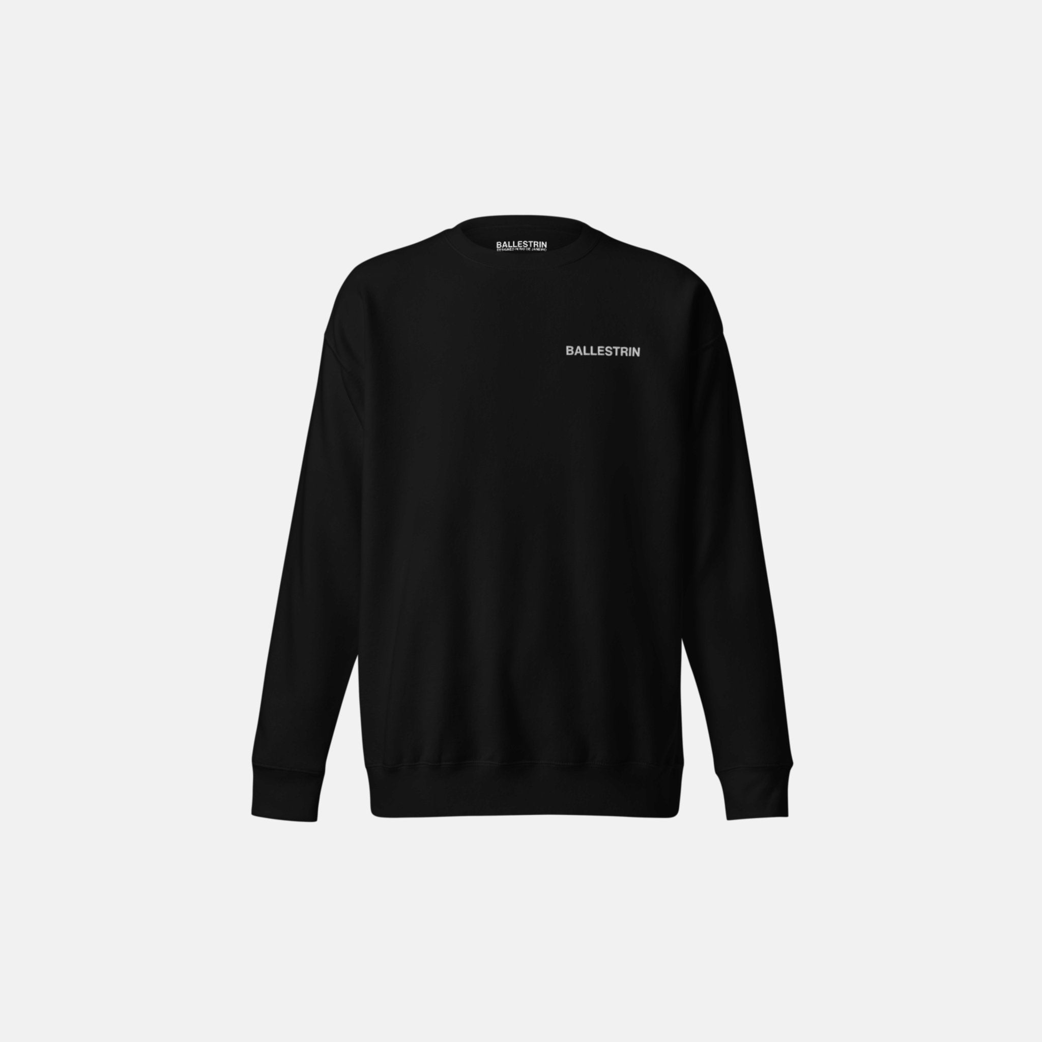 Black Ballestrin Essential Sweatshirt - BALLESTRIN