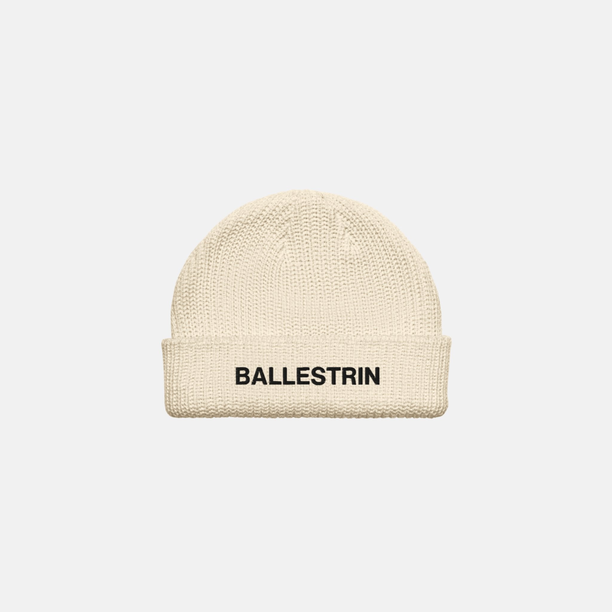 Ecru Ballestrin Essential Beanie - BALLESTRIN