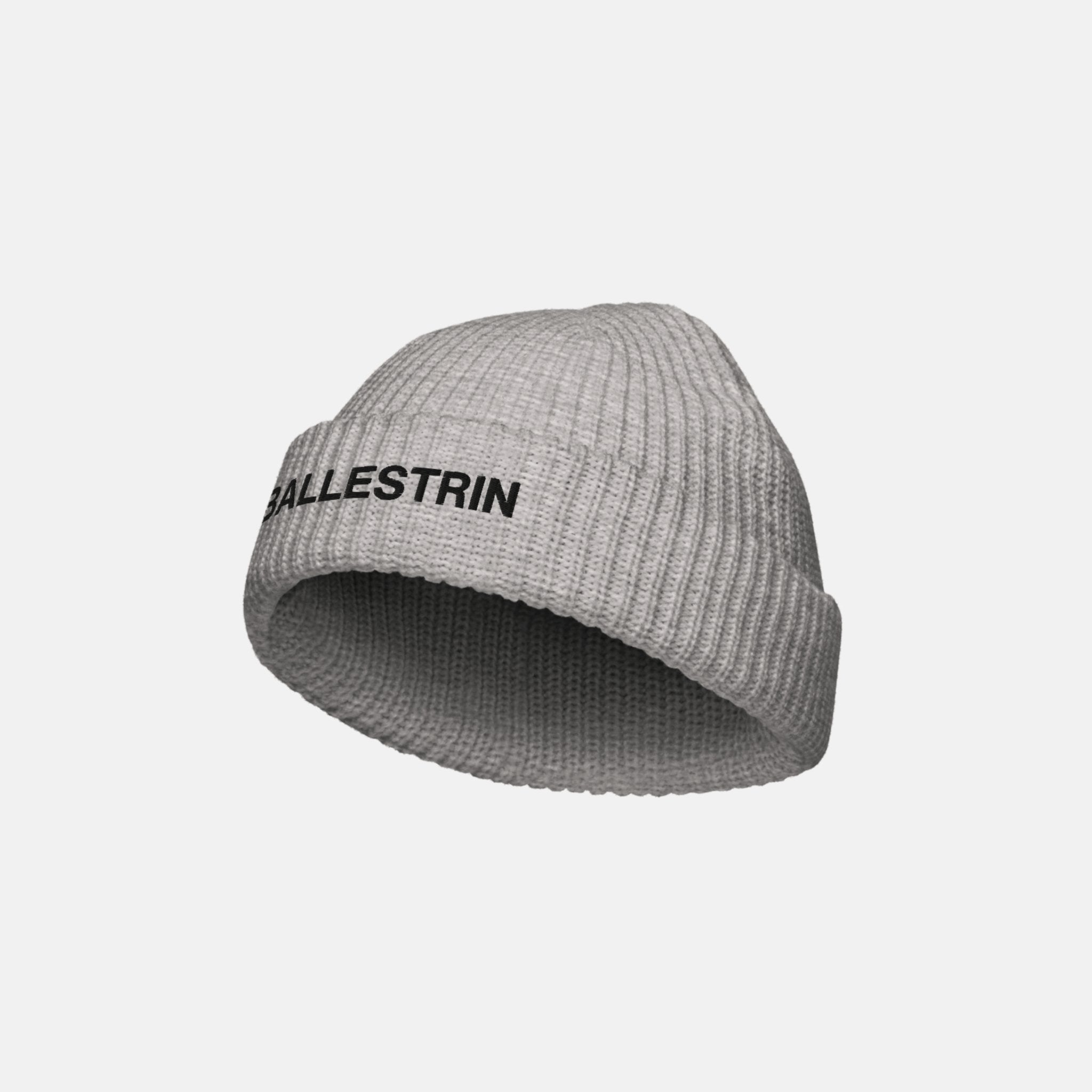 Light Grey Ballestrin Essential Beanie - BALLESTRIN