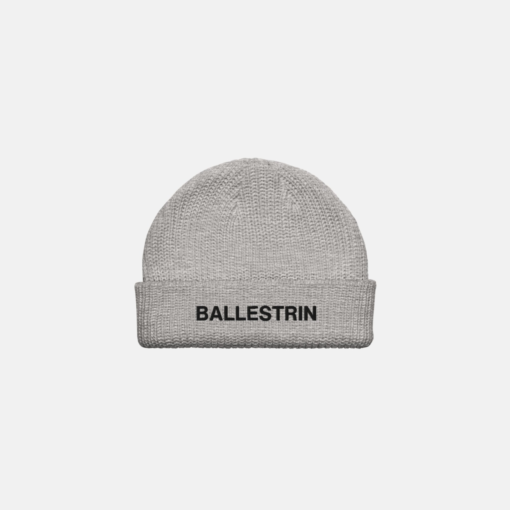 Light Grey Ballestrin Essential Beanie - BALLESTRIN