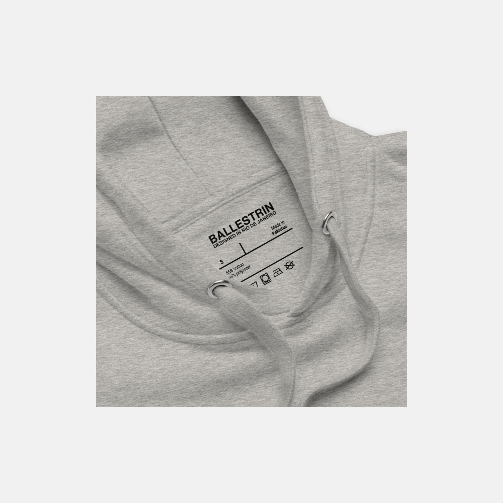 Light Grey Ballestrin Essential Hoodie - BALLESTRIN