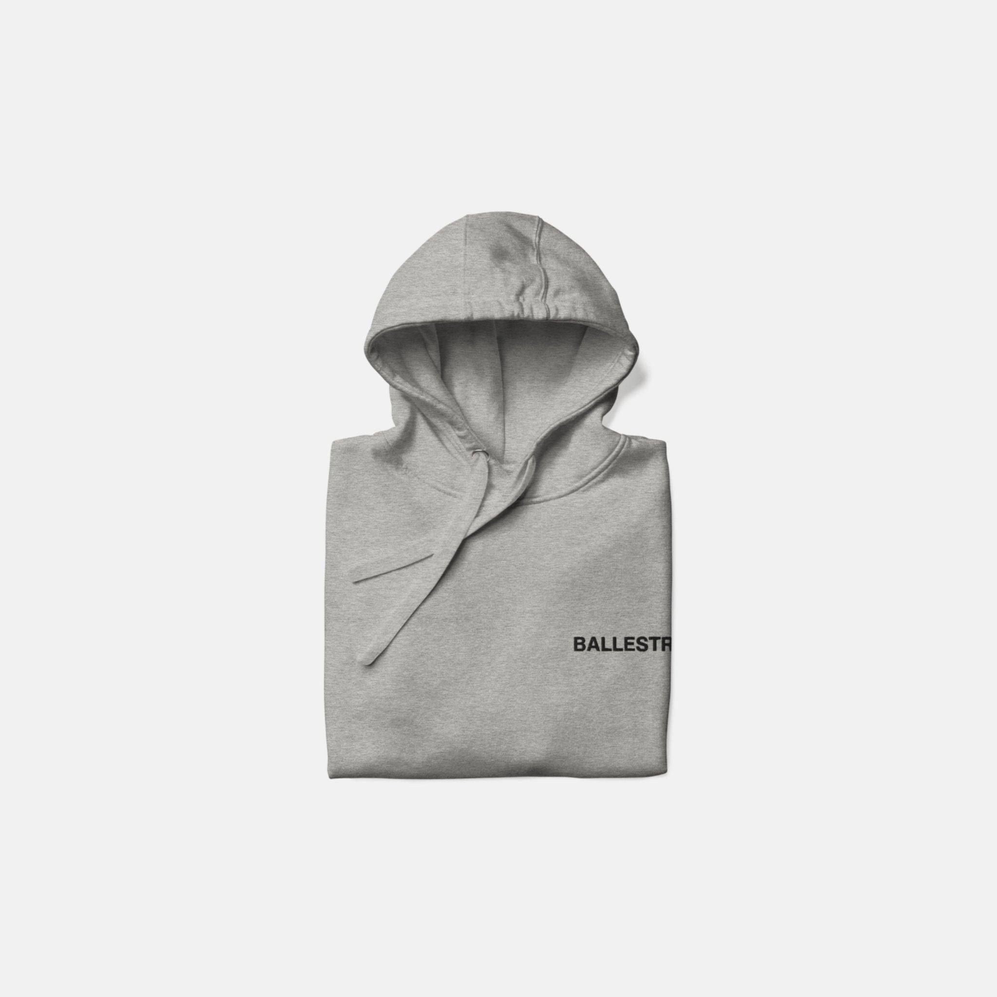 Light Grey Ballestrin Essential Hoodie - BALLESTRIN