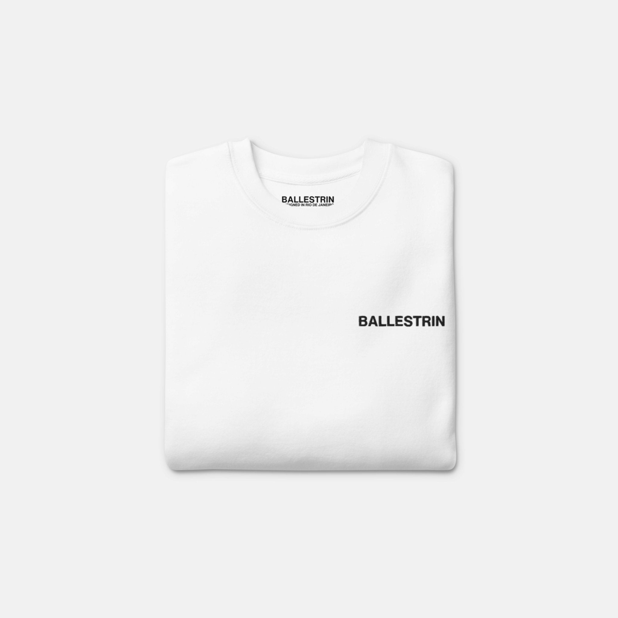 White Ballestrin Essential Sweatshirt - BALLESTRIN