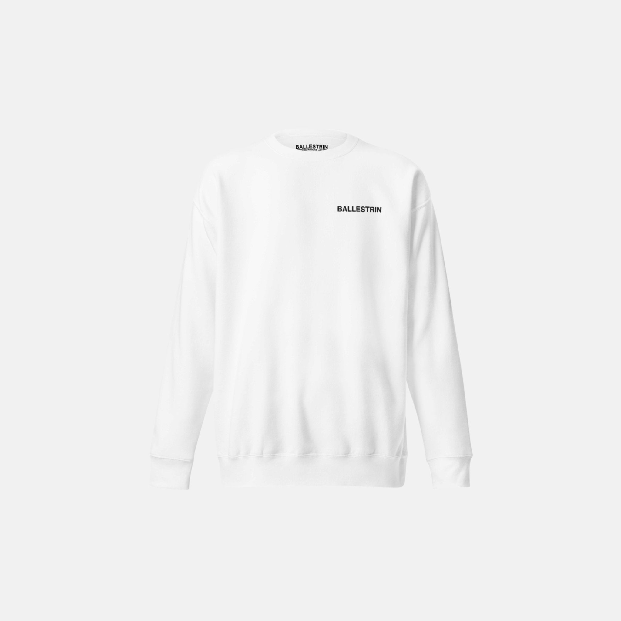 White Ballestrin Essential Sweatshirt - BALLESTRIN